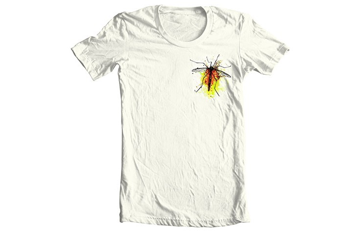 t-shirt illustration mosquito
