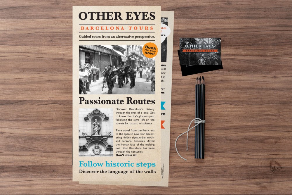 other eyes flyer and business card